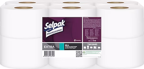 Selpak Professional Extra Jumbo Tuvalet Kağıdı 85 Mt 12 Li Koli 7903685